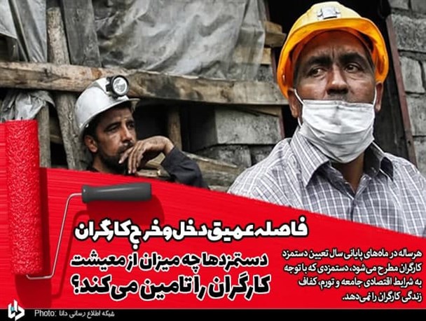 فاصله عمیق دخل و خرج کارگران/ دستمزدها چه میزان از معیشت کارگران را تامین می‌کند؟