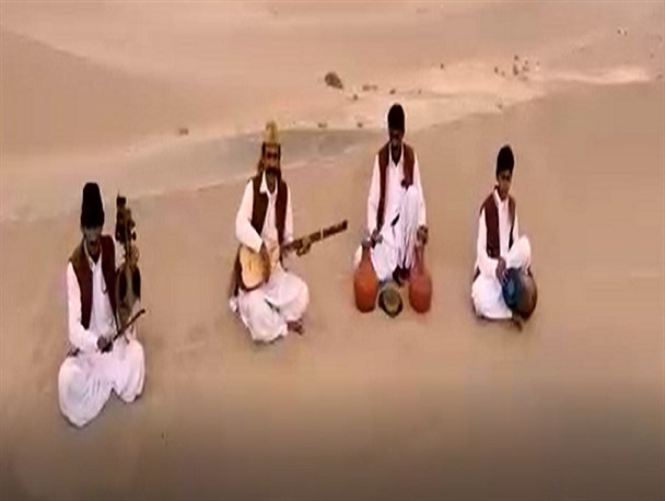 ادای احترام هنرمندان اهل سنت ریگان به حاج قاسم