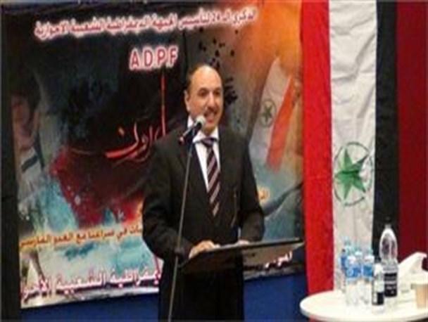 استقبال 20 نفره از همایش تروریست های الاحوازی در لندن/سرو مشروب و هدایای 20هزار دلاری به قاتلین مردم خوزستان