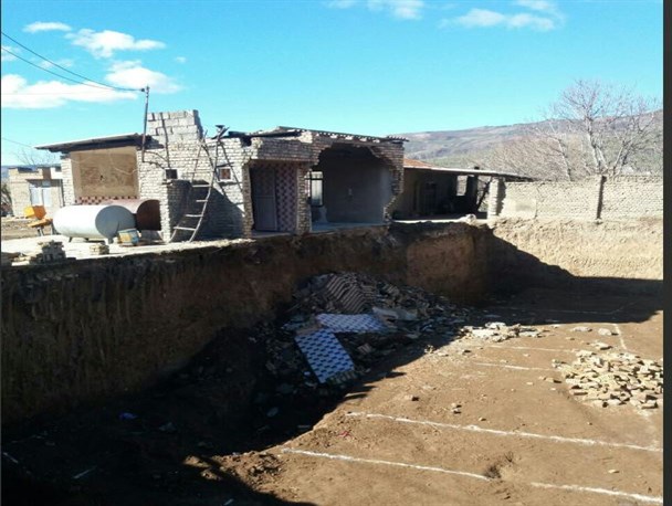 خاکبرداری غیر اصولی در روستای قودنه ، حادثه آفرید