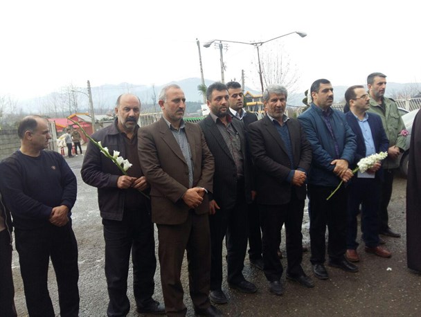 مراسم گرامیداشت شهدای آتش نشان در آتش نشانی رحیم آباد برگزار شد +تصاویر