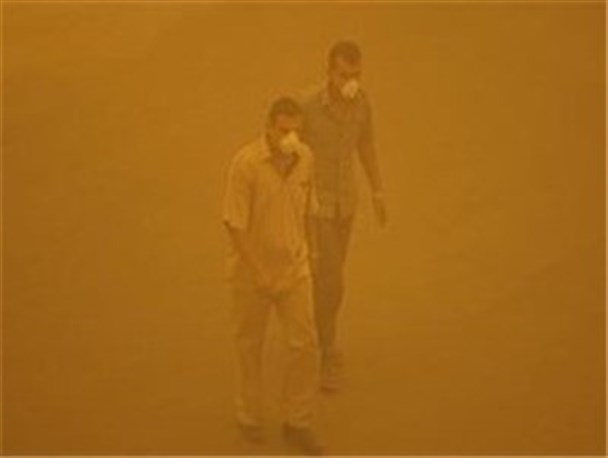 طوفان گرد و غبار، و نفس تنگی مردم خوزستان