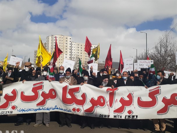 زنجانی‌ها کشتار وحشیانه مردم مظلوم یمن توسط عربستان را محکوم کردند+فیلم و عکس