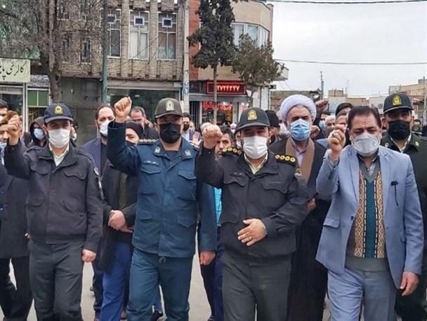 راهپیمایی مردم پارس آباد در حمایت از مردم یمن+ عکس