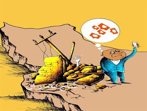 عملکرد برخی از مسئولین در سفر به مناطق زلزله زده / کاریکاتور