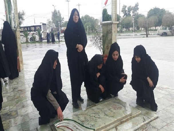اعزام 90 دانش آموز دختر تویسرکانی به مناطق عملیاتی جنوب کشور+تصاویر