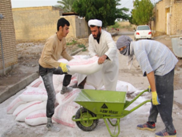 خانه عالم روستای بدربان شهرستان صحنه توسط طلاب بسیجی قم احداث می شود