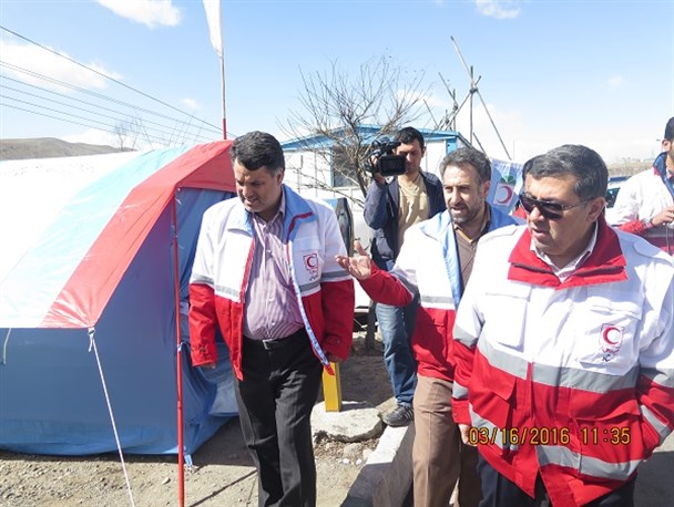 بازدید رئیس جمعیت هلال احمر کشور از فیروزکوه