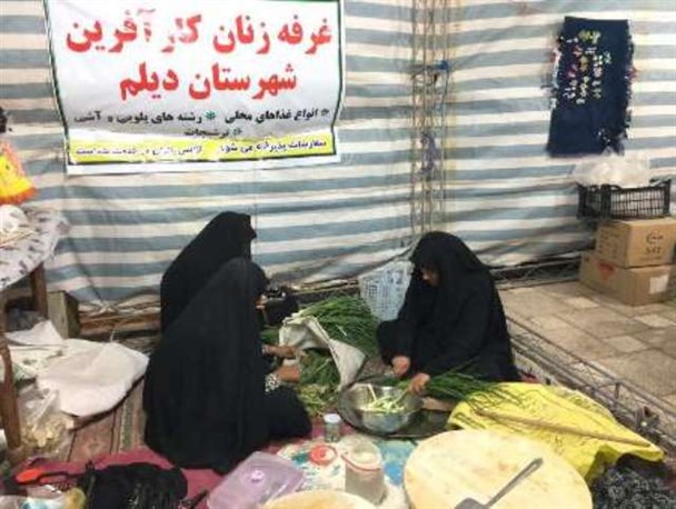بازارچه بانوان دیلم به جاذبه گردشگری تبدیل شد