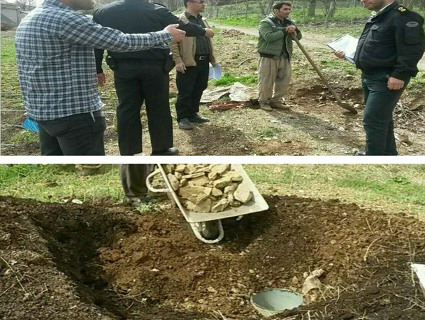 3 حلقه چاه غیرمجاز در سردشت مسدود شد