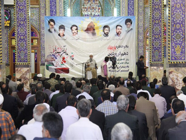 گزارش تصویری/ چهلمین سالگرد قیام خونین مردم یزد در پایگاه انقلاب