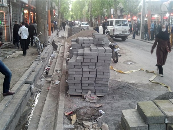 قدردانی کسبه خیابان امام خوی از مدیریت شهری