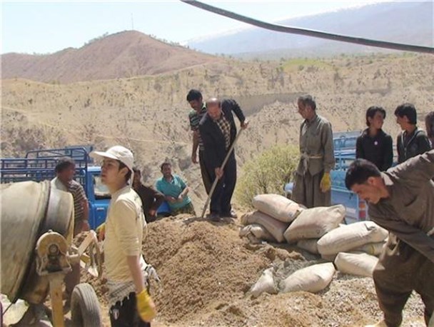 اردوی جهادی به سبک "کت و شلواری" در دیشموک+عکس
