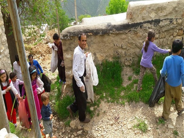 جوانان روستای دل حامیان محیط زیست +عکس