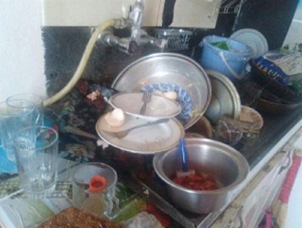 قطعی آب در تالش و عدم رسیدگی مسئولین + تصاویر
