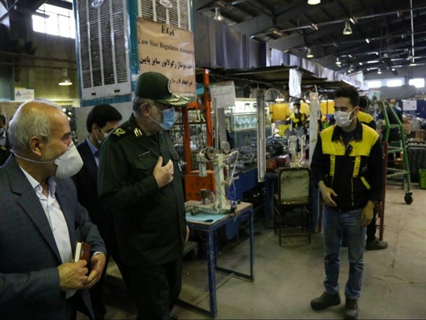 بازدید فرمانده سپاه انصارالحسین (ع) از روند کار شرکت کنترل گاز استان همدان+تصاویر و فیلم