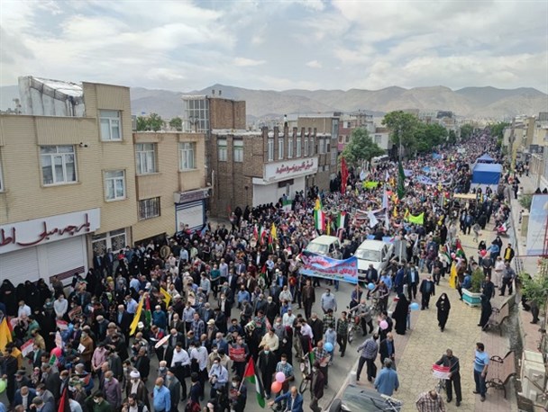 مرگ بر اسرائیل در استان مرکزی طنین‌انداز شد/ فلسطین تنها نیست