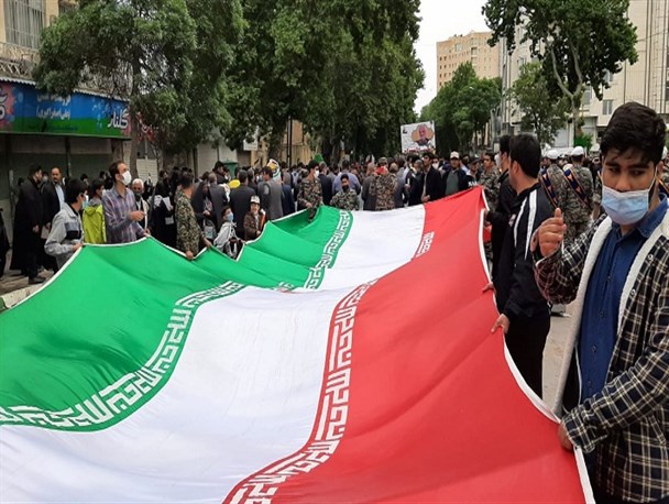 راهپیمایی روز جهانی قدس در کرمانشاه برگزار شد/ حضور پرشور کرمانشاهیان