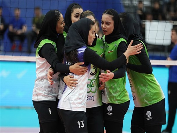 والیبال جام باشگاه‌های بانوان آسیا| باریج‌اسانس به دیدار رده‌بندی راه یافت