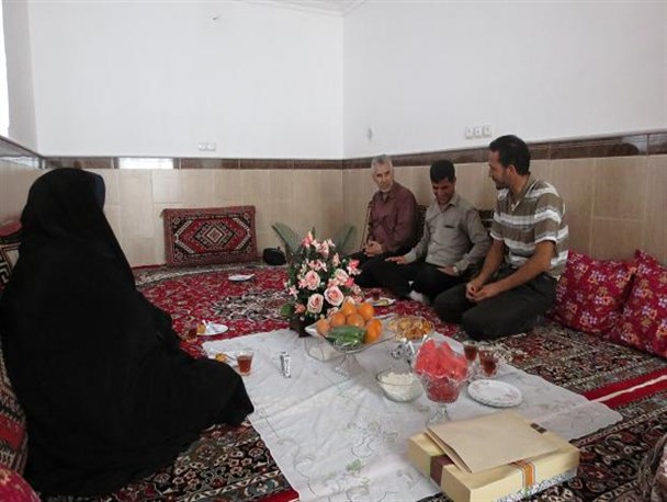 دیدار مسئولین عتبات زرندیه از دو استاد کار اعزامی به سامرا