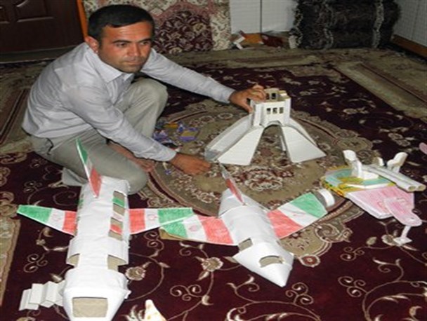 هنرنمایی هنرمند خلاق بهمئی با قیچی+عکس