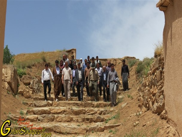 قلعه باستانی زیویه میزبان مسئولان شهرستانی شد