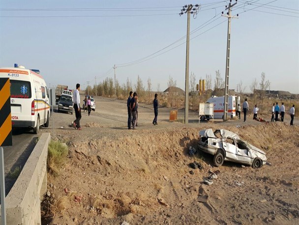 واژگونی خودرو حامل افاغنه در محور ریگان- بم ۱۲ مصدوم و ۱ کشته برجای گذاشت