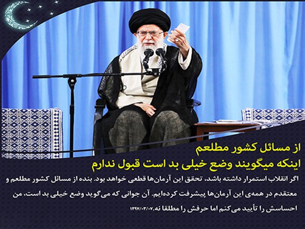 محورهای مهم بیانات رهبر انقلاب در دیدار دانشجویان