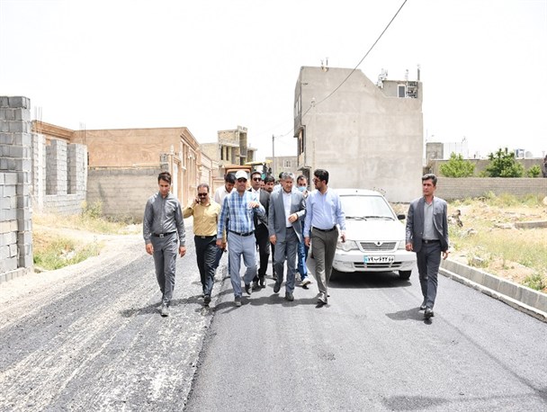 اجرای نهضت آسفالت در پایتخت طبیعت ایران +تصاویر