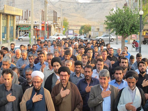 تصاویری از مراسم دسته روی سالروز شهادت حضرت علی (ع) در باشت