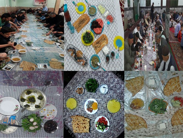 سفره های افطاری ساده به رنگ سبک زندگی اسلامی+تصاویر