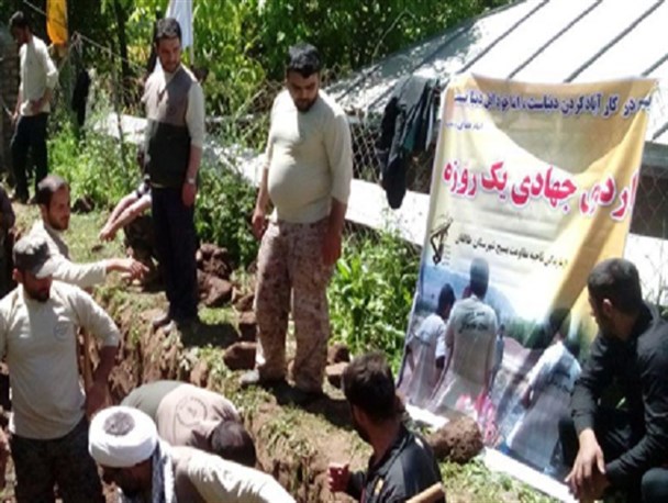دستهای مهربان گروه جهادی، خانه پدر شهید طالقانی را آباد کرد/ اینجا فیشهای نجومی حقوق را خداوند مهر می زند