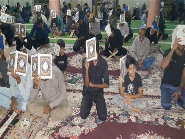 سومین  مراسم شب قدر شهرستان سیریک+ تصاویر
