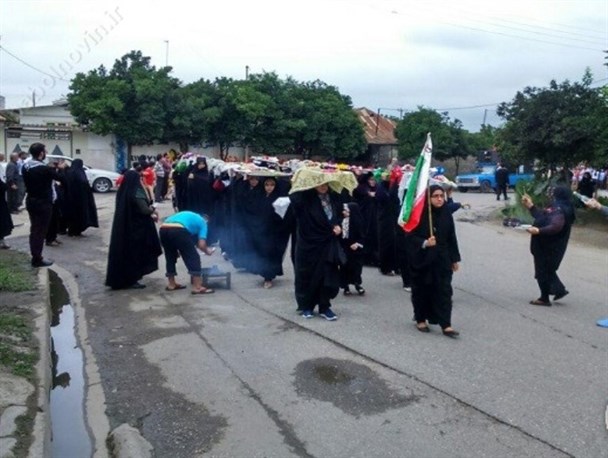مراسم میثاق با «شهید علی‌اکبر خانجانی» و 2 شهید گمنام در بابل
