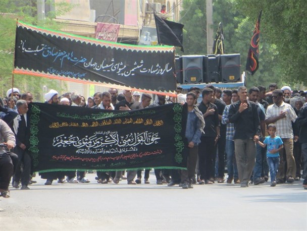 مراسم سالروز شهادت امام جعفرصادق(ع) در رودان برگزار شد+تصاویر