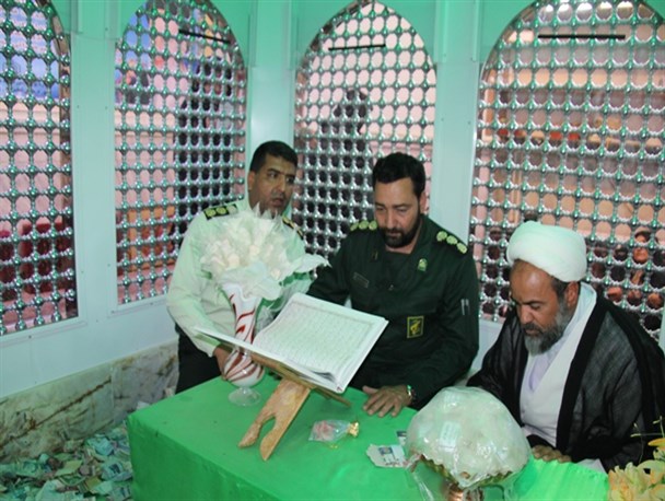 آئین غبارروبی مزار امام زاده زیدبن موسی (ع) فرخ آباد قاین/ تصویری