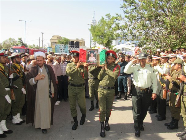 پیکر پاک شهید مدافع وطن در کبودراهنگ آرام گرفت