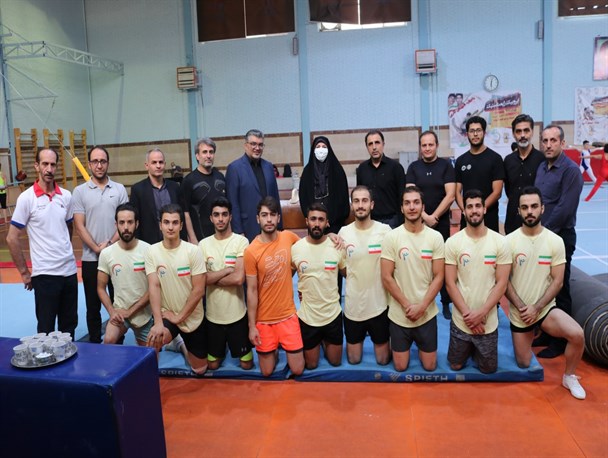 بازیهای همبستگی اسلامی؛ بازدید مروزقی از اردوی ژیمناستیک