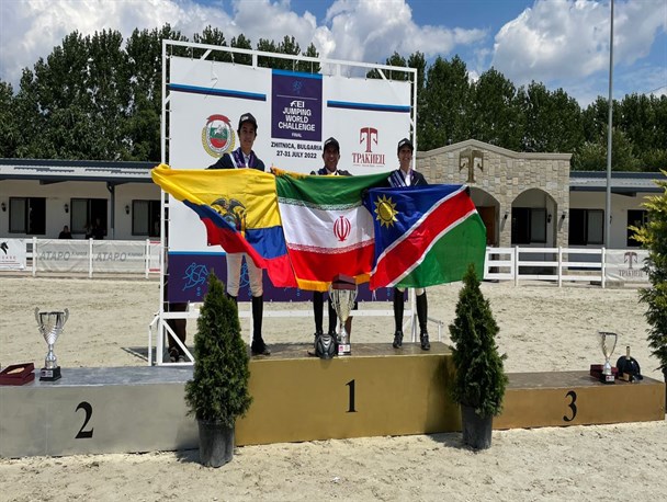 پرش با اسب جام فدراسیون جهانی؛ خوشدل قهرمان شد