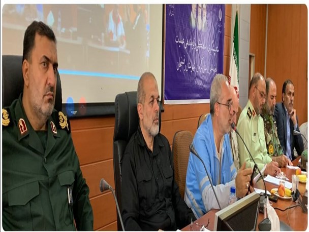 میدان داری فرمانده نیروی زمینی  سپاه در نجات سیل زدگان رفسنجان