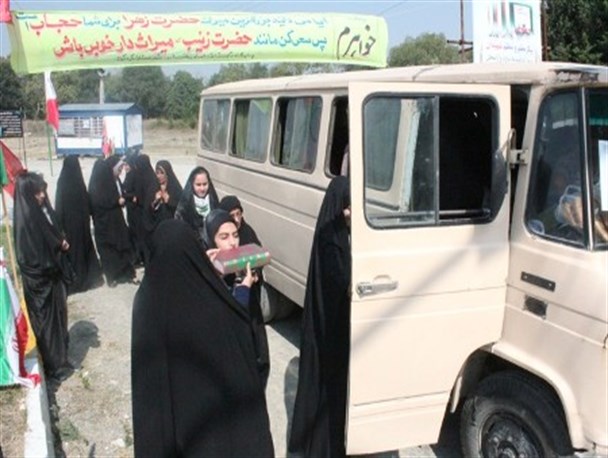 ۲۶ دانشجوی دختر کردکوی به اردوی جهادی اعزام شدند+تصاویر