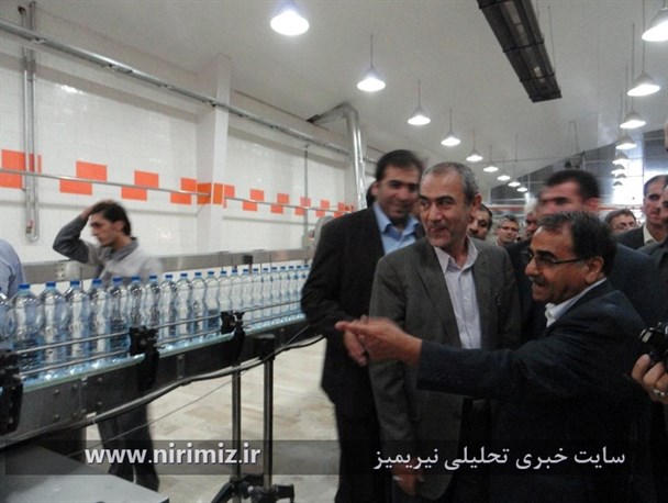 کارخانه تولید آب معدنی در نیر افتتاح شد