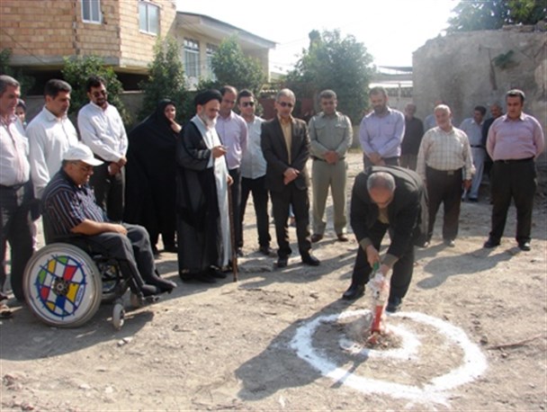 خانه بهداشت روستای دنگلان کلنگ زنی شد
