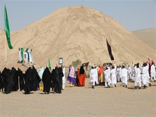 بازسازی واقعه غدیر در آران و بیدگل/ تصاویر