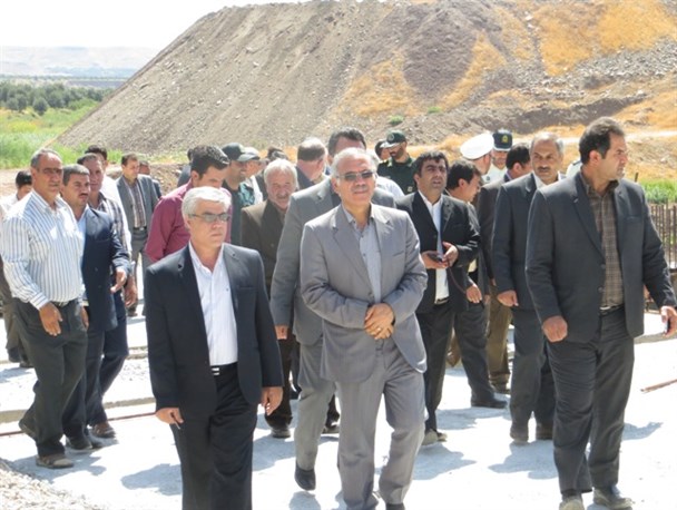 بازدید معاون  استاندار زنجان از سدامام رضا(ع) طارم + تصاویر