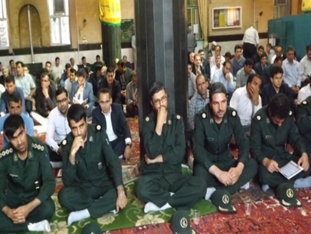 مراسم گرامیداشت شهدای دولت در مسجدجامع ملکان برگزار شد
