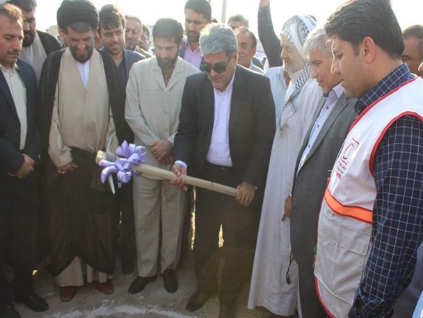 کلنگ زنی کتابخانه روستای مربچه رامهرمز با اعتبار ۳۱۰ میلیون تومانی + تصاویر