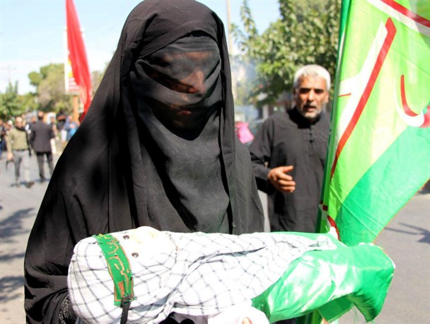 گزارش تصویری/ آیین سیاه پوشان در شیروان