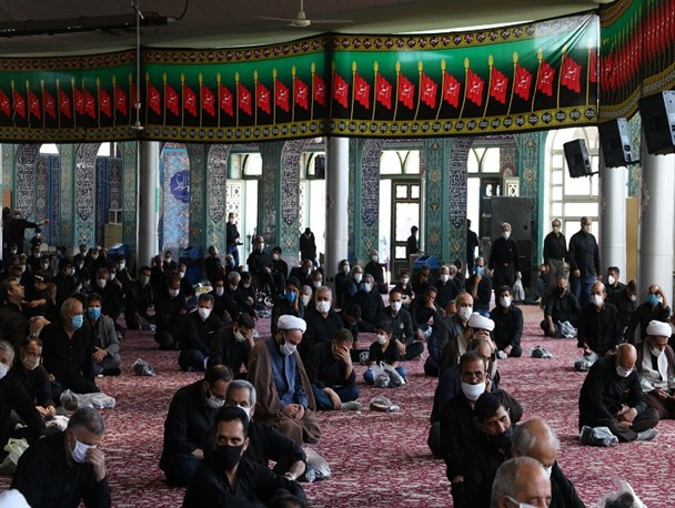 عزاداری ظهر عاشورا در مصلی بیت المقدس اراک