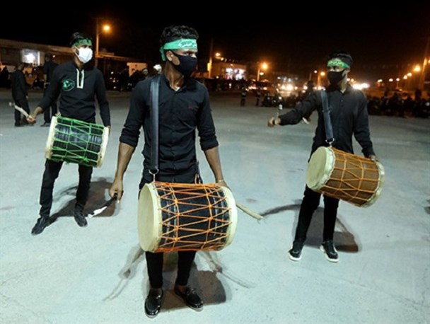 دمام زنی شب عاشورا در میناب